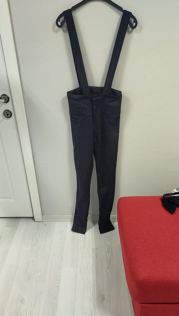 kadın siyah tulum pantolon 38 beden - Görsel 2