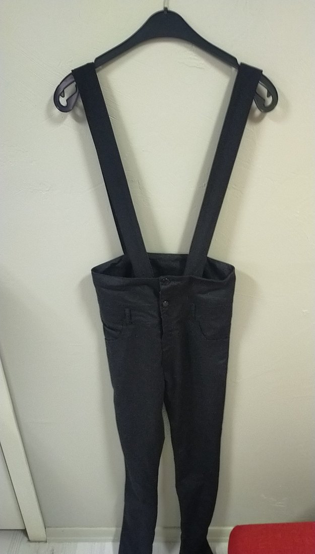 kadın siyah tulum pantolon 38 beden - Görsel 3