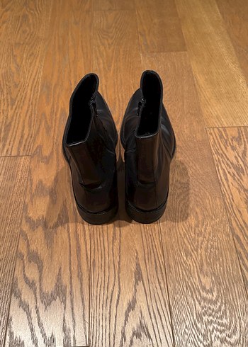 44 Numara Siyah Emporio Armani Erkek Deri Bot - Görsel 6