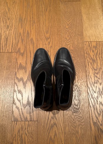 44 Numara Siyah Emporio Armani Erkek Deri Bot - Görsel 8