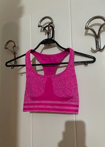 Diğer Pembe Kısa Sporcu Sütyeni