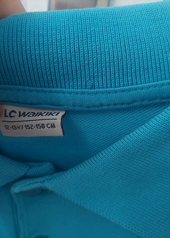 LC Waikiki Erkek Çocuk Uzun Kollu Mavi Polo Tişört