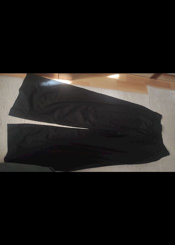 Siyah Kadın Uzun Kumaş Pantolon Velcro Detaylı