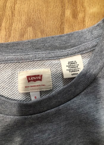 Gri Levıs Unisex Sweatshirt - Görsel 3