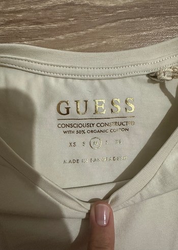 m Beden camel Renk Guess tshirt