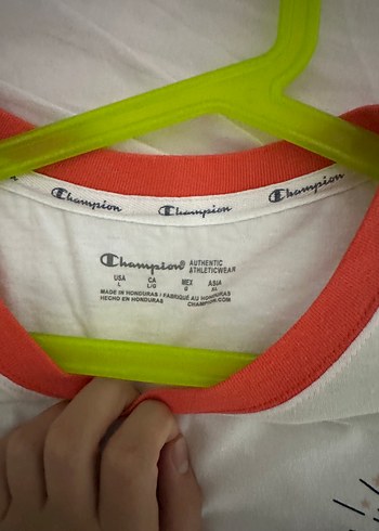 l Beden beyaz Renk Champion tshirt
