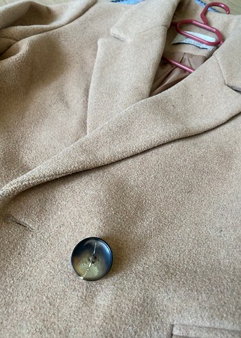 Kadın Camel kaşe Midi Kaban - Görsel 2