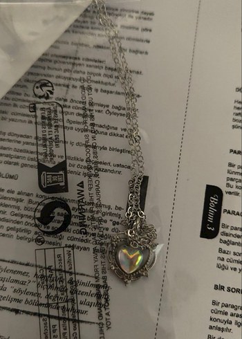 anime takma kirpik+parlak kolye - Görsel 3