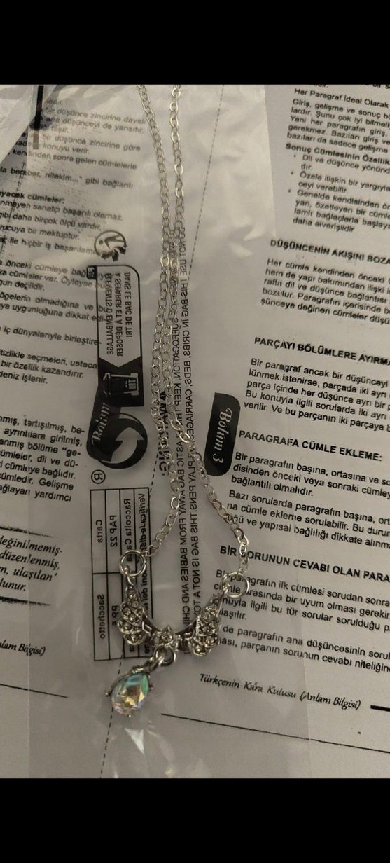 anime takma kirpik+parlak kolye - Görsel 5