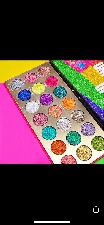 Rude cosmetics United Shades of Glitter far paleti