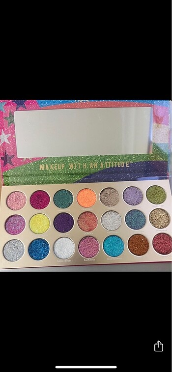 Sephora Rude cosmetics United Shades of Glitter far paleti