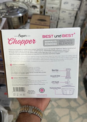 Diğer Siyah Plastik El Blenderı