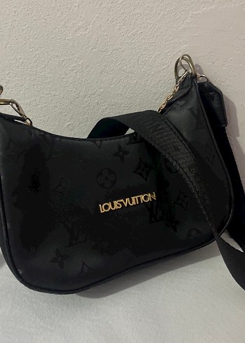louis vuitton siyah çanta - Görsel 3