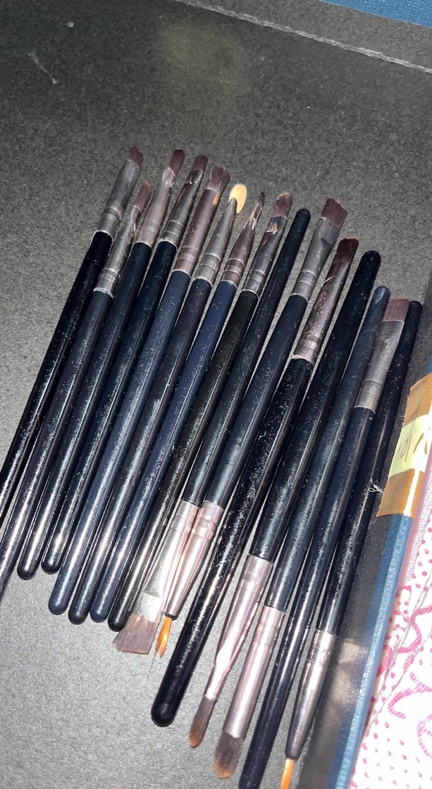 Siyah Makyaj Fırçaları Seti - Görsel 2