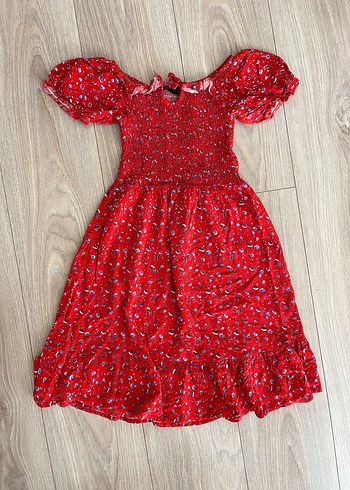 Çiçekli mini elbise
