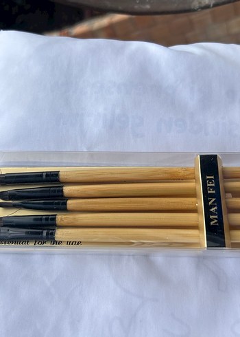 Bej Makyaj Fırçası Seti 5 Parça - Görsel 2