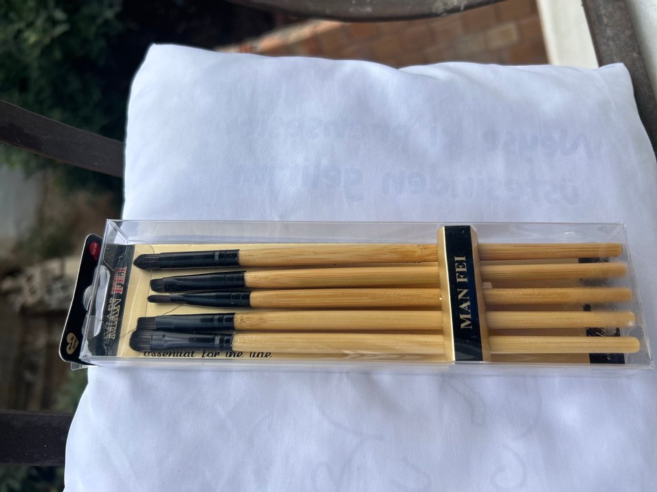 Bej Makyaj Fırçası Seti 5 Parça - Görsel 2