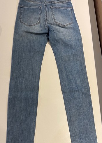 36 Beden lacivert Renk Stradivarius Sıfır Kadın Slim Fit Denim Jeans