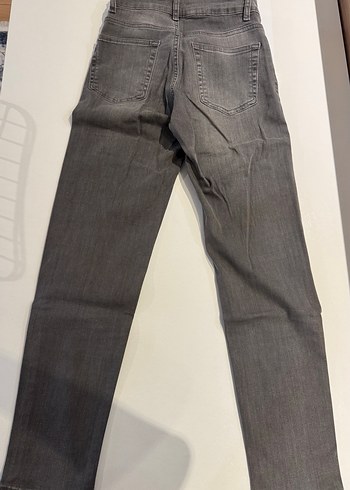 36 Beden gri Renk Fabrika marka Gri Kadın Denim Regular Fit Jean