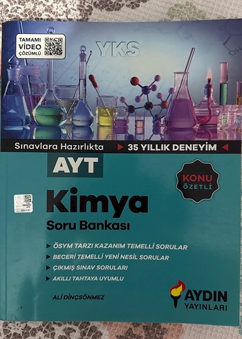 AYT Kimya Soru Bankası - Aydın Yayınları