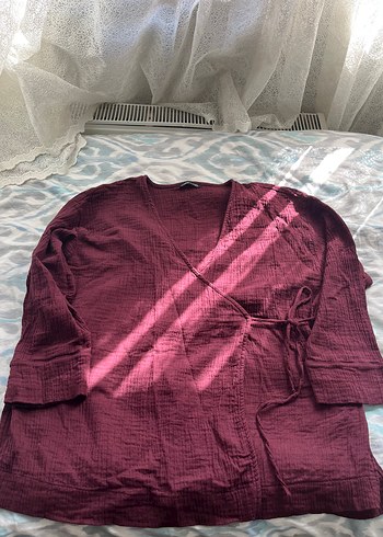 Lcw Bordo V Yaka Uzun Kollu bluz
