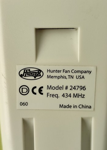 Hunter 24796 tavan vantilatör uzaktan kumandası - Görsel 3