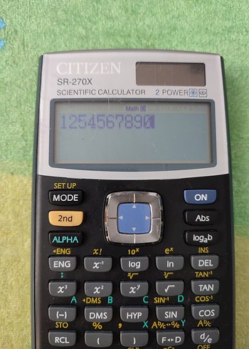 Citizen SR-270X Bilimsel Hesap Makinesi - Görsel 2