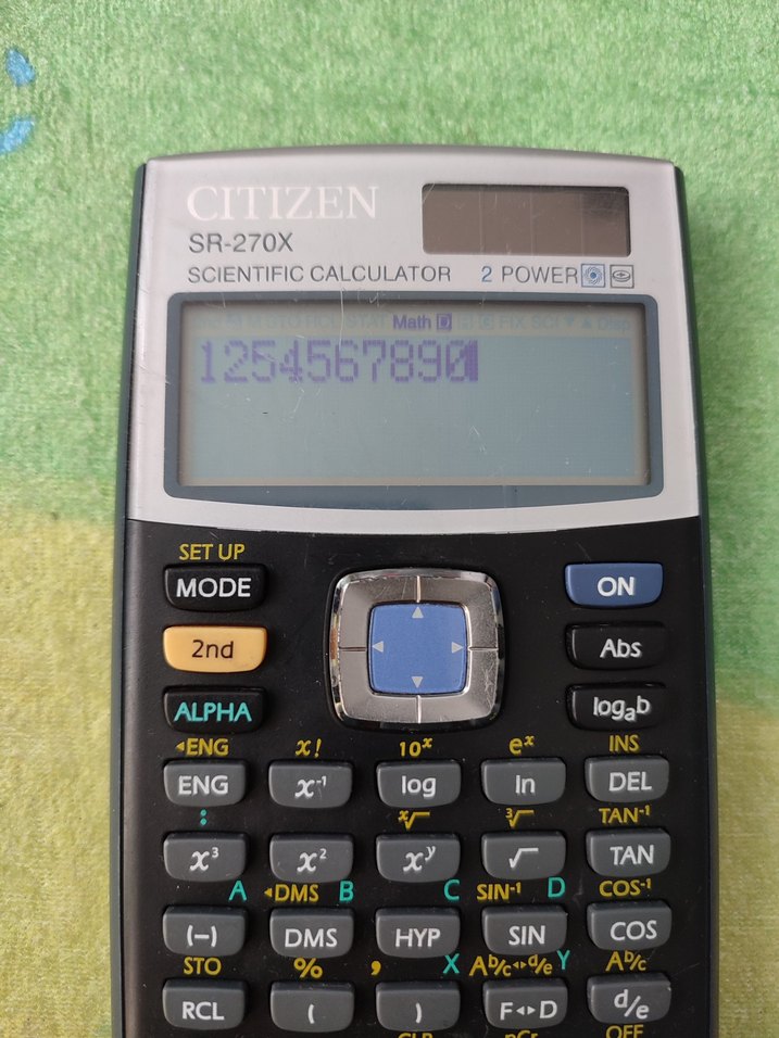 Citizen SR-270X Bilimsel Hesap Makinesi - Görsel 2