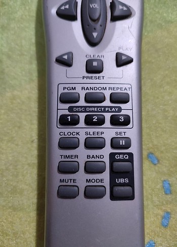 Emerson MS-8007 ses sistemi Uzaktan Kumandası - Görsel 3