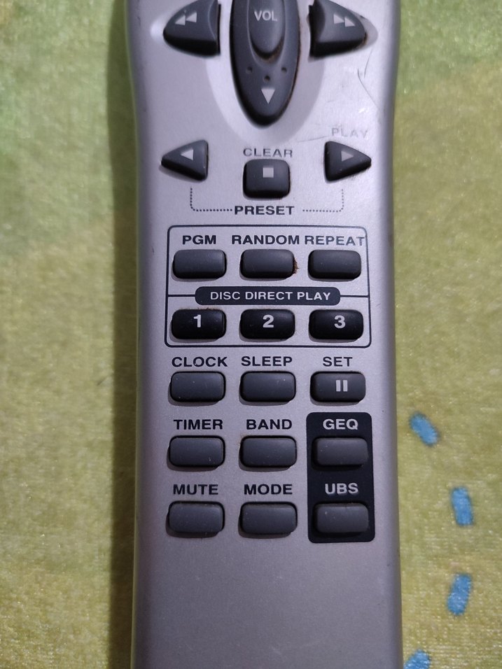 Emerson MS-8007 ses sistemi Uzaktan Kumandası - Görsel 3