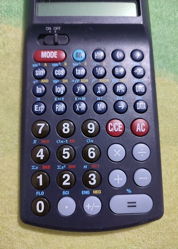 Çift Güç Kaynaklı bilimsel Hesap Makinesi - Görsel 3