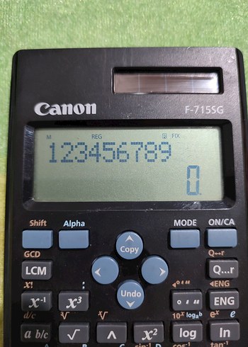 Canon F-715SG Hesap Makinesi - Görsel 2