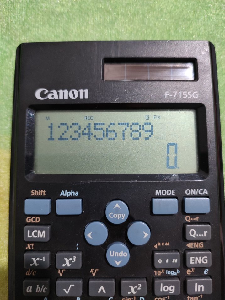 Canon F-715SG Hesap Makinesi - Görsel 2