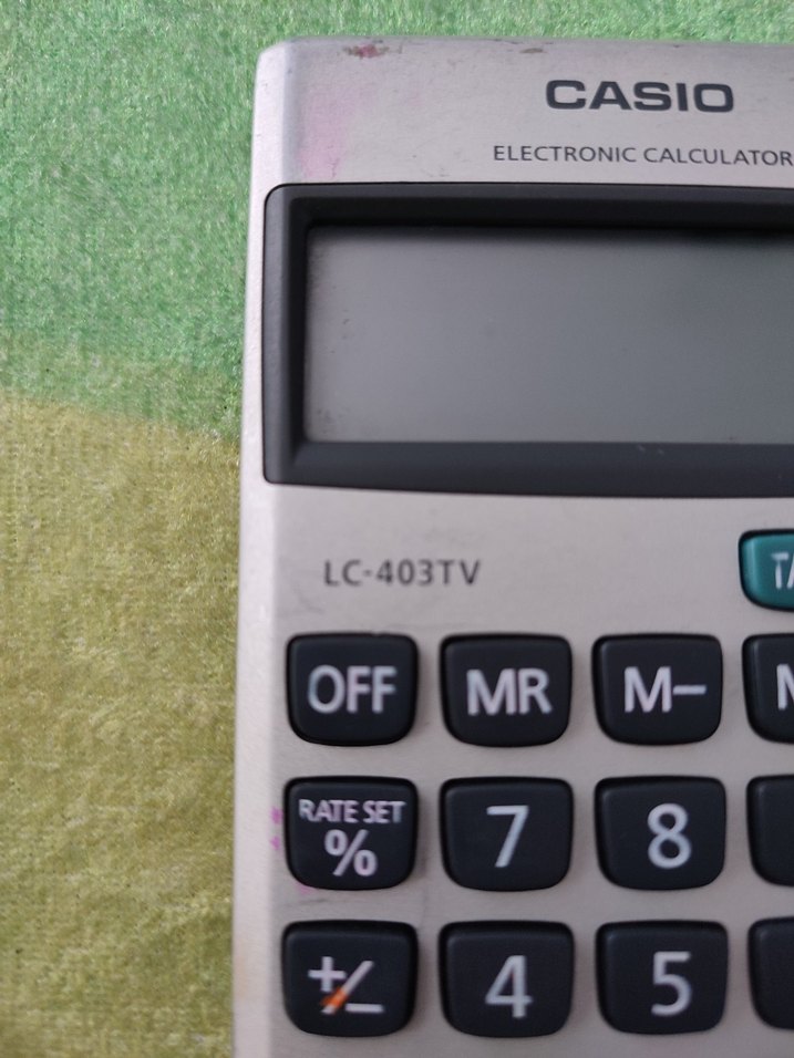 Casio LC-403TV Elektronik Hesap Makinesi - Görsel 2