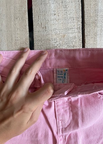Koton Kids Kız Çocuk Pembe Denim Mini Etek
