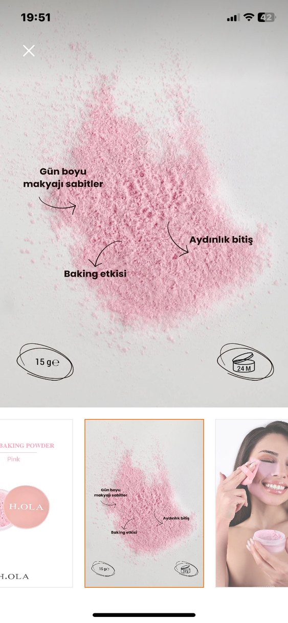 H.OLA Pembe Pudra - Görsel 2