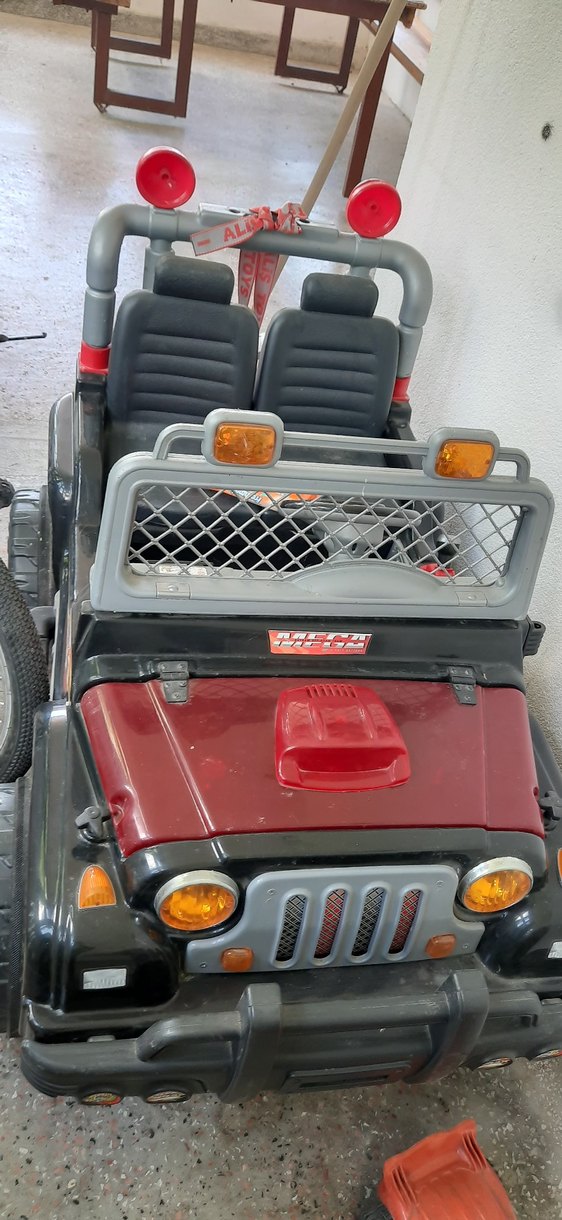 Kırmızı Çift Kişilik Elektrikli akülü Araba - Görsel 2