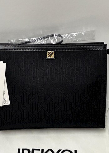 Siyah Klasik Kadın Clutch Çanta