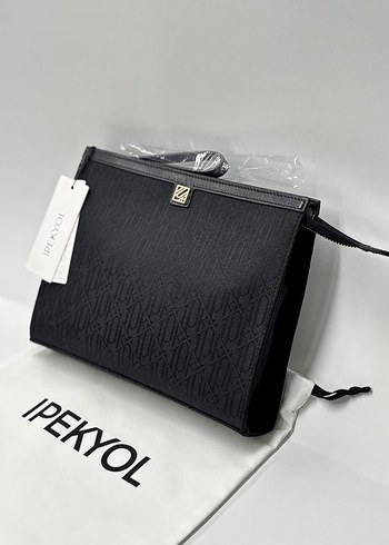  Beden Siyah Klasik Kadın Clutch Çanta