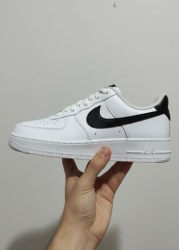 Nike Air Force Siyah Beyaz Spor Ayakkabı - Görsel 2