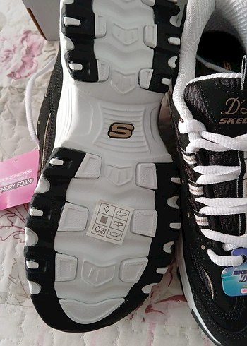 Skechers Dlites siyah kadın spor ayakkabı - Görsel 5