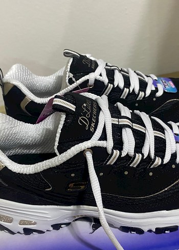 Skechers Dlites siyah kadın spor ayakkabı - Görsel 3