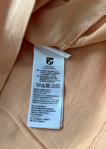 l Beden Açık Turuncu Polo Yaka