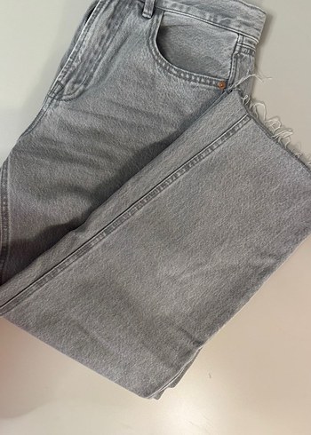 Gri Kadın Denim Pantolon