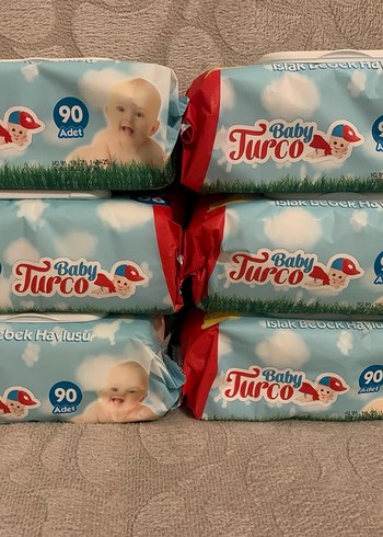 Baby Turco Islak Bebek Havlusu 6x90 - Görsel 2