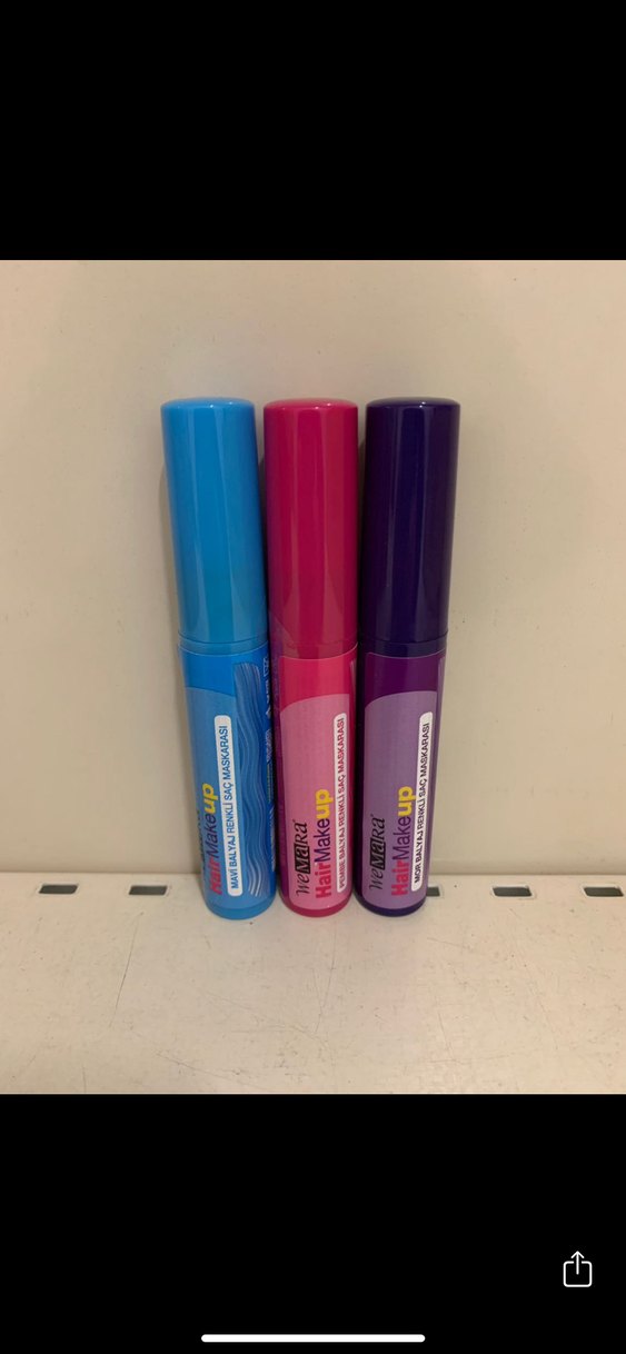 Renkli saç  Maskara - Görsel 3