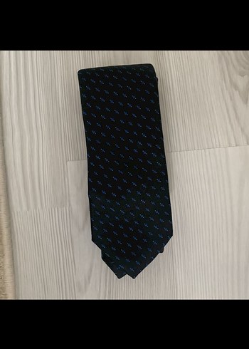 Koyu Lacivert Klasik Erkek Kravat - Görsel 3