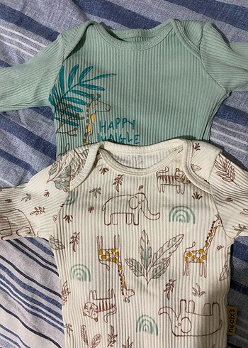 Uzun Kollu Turkuaz Bebek Zıbını ikili - Görsel 6