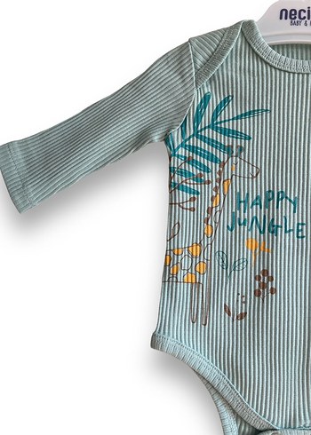 Necixs Uzun Kollu Pamuklu Bebek zıbın  3'lü Set - Görsel 8