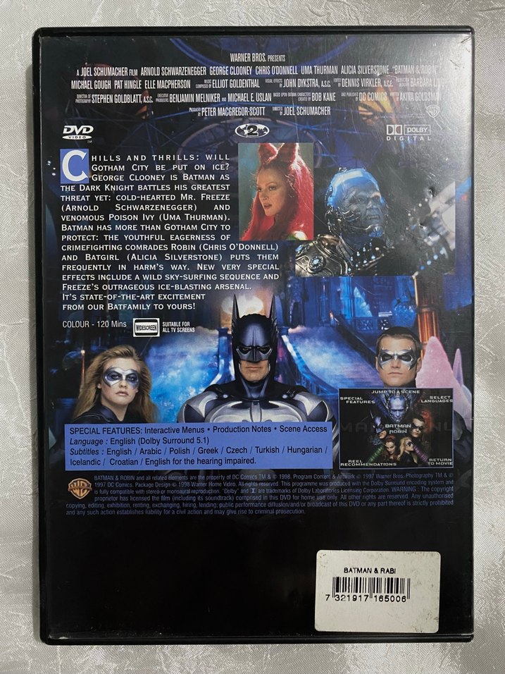 Batman & Robin DVD - Görsel 2